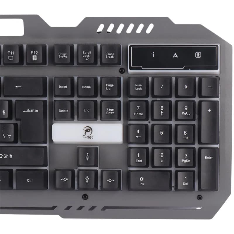 کیبورد سیم دار گیمینگ پی نت مدل P-Net KB-1700 — تصویر ۶