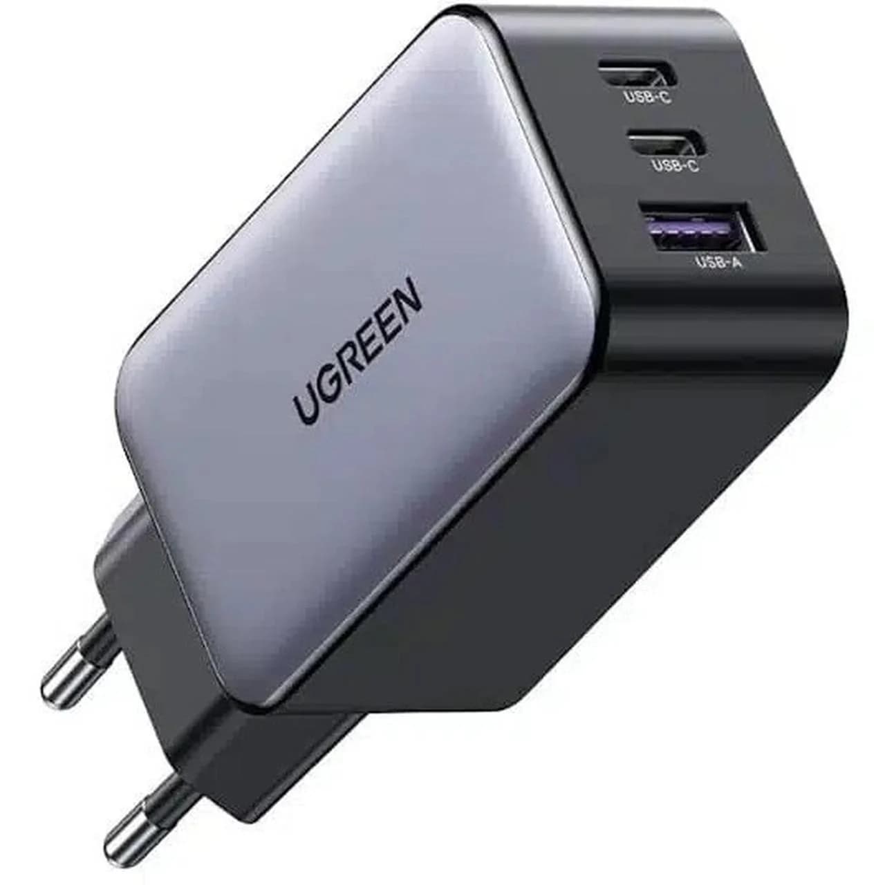 شارژر دیواری PD و فست سه پورت UGREEN مدل Nexode CD244-10335 65W – خاکستری (گارانتی 18 ماهه آسان پیشرو)