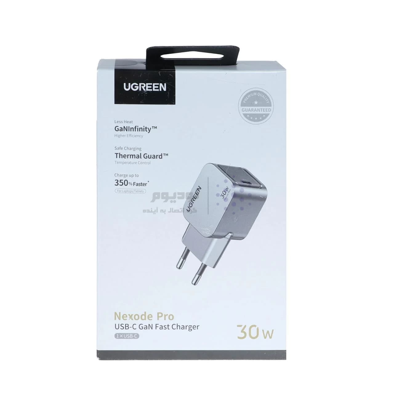 شارژر دیواری PD و فست تک پورت UGREEN مدل Nexode Pro X703-35006 30W -خاکستری (گارانتی 18 ماهه آسان پیشرو) — تصویر ۸