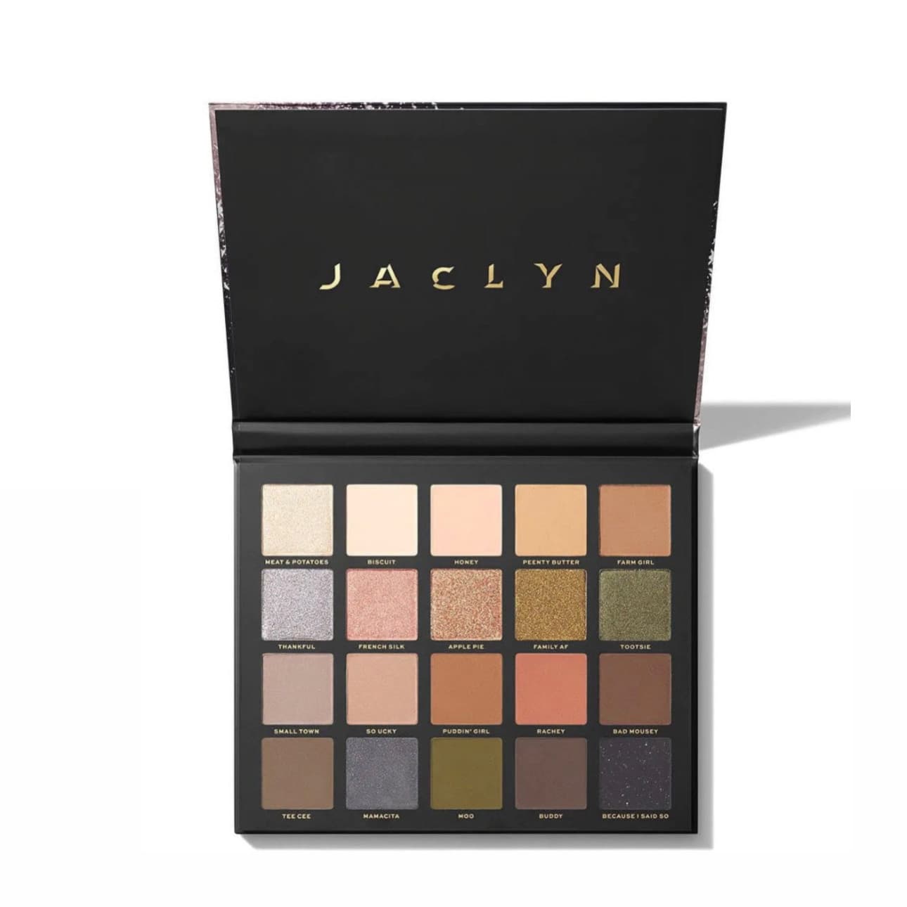پالت سایه چشم ژاکلین هیل Jaclyn Cosmetics مدل Luxe Legacy | پالت ۲۰ رنگ نود، مات و درخشان