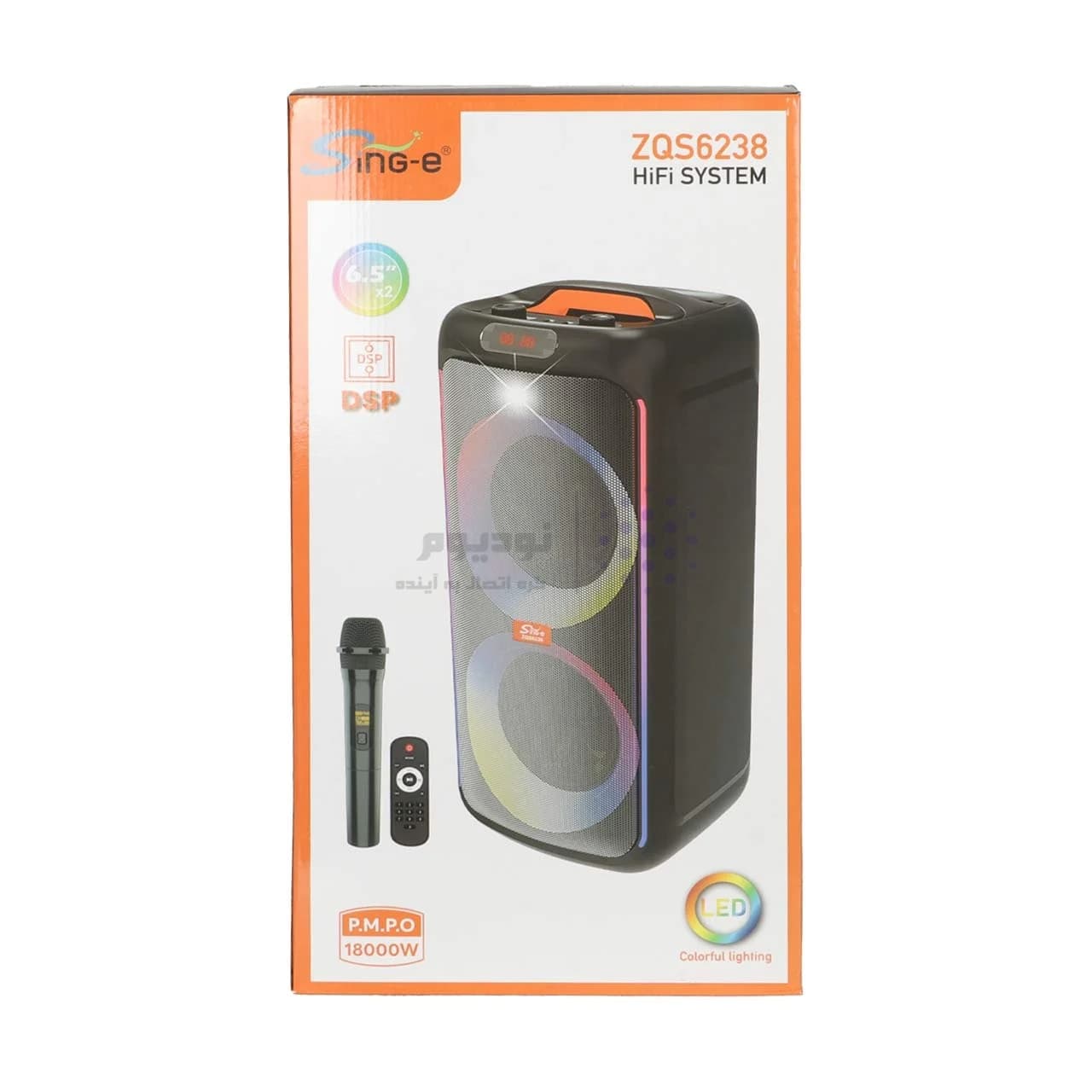 اسپیکر 20W بی سیم Sing-e مدل ZQS6238 – مشکی — تصویر ۵