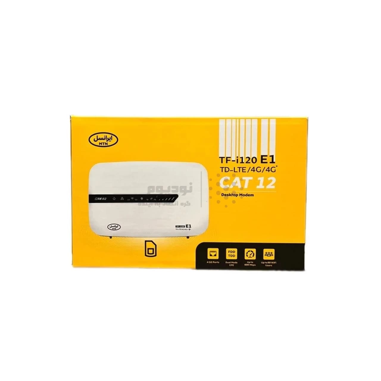 مودم رومیزی ایرانسل مدل TF-i20 E1 TD-LTE / 4G – سفید (Unlocked)(گارانتی یکساله باهم اندیشان) — تصویر ۵
