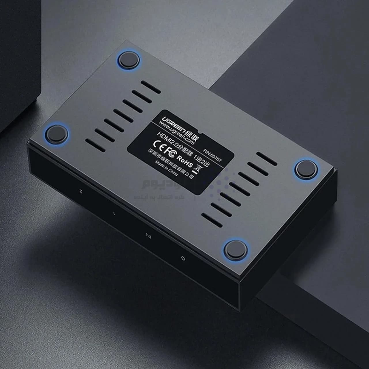 اسپلیتر 2 پورت UGREEN HDMI مدل 50707EU (گارانتی 18 ماهه آسان پیشرو) — تصویر ۱۲
