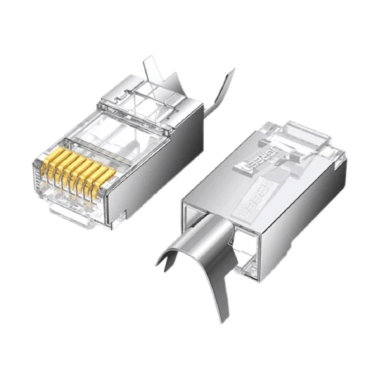 سوکت کابل شبکه UGREEN Cat6A FTP RJ45 مدل NW123-70316 (بسته 10 عددی) — تصویر ۷