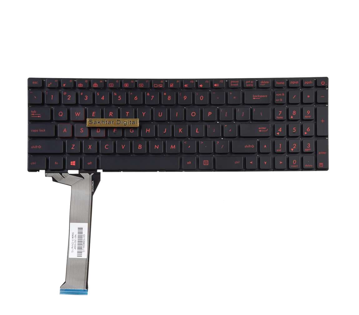 کیبورد لپ تاپ ایسوس Keyboard Asus ROG GL552