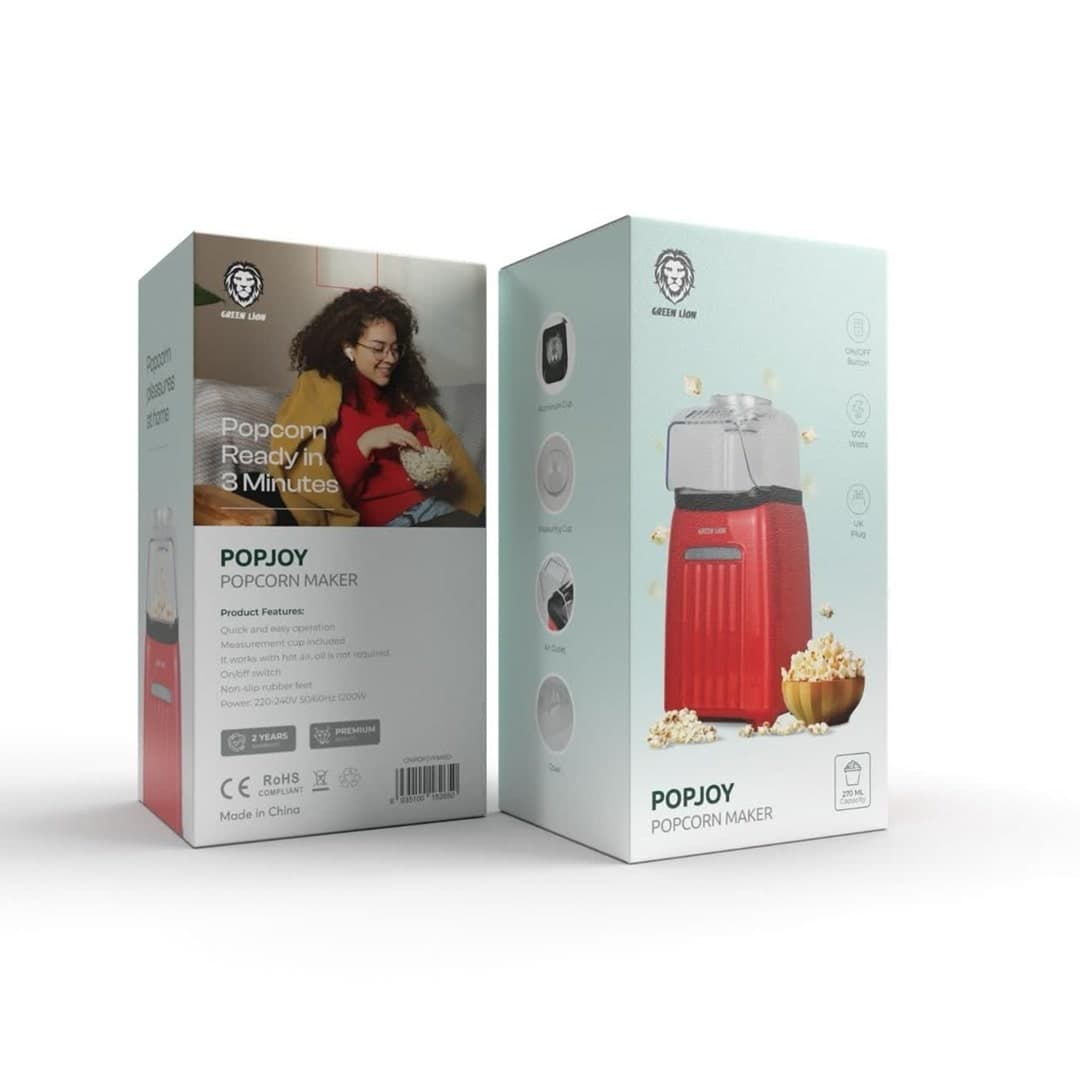 دستگاه پاپ کورن ساز پاپ جوی گرین Green lion Popjoy Popcorn Maker — تصویر ۹