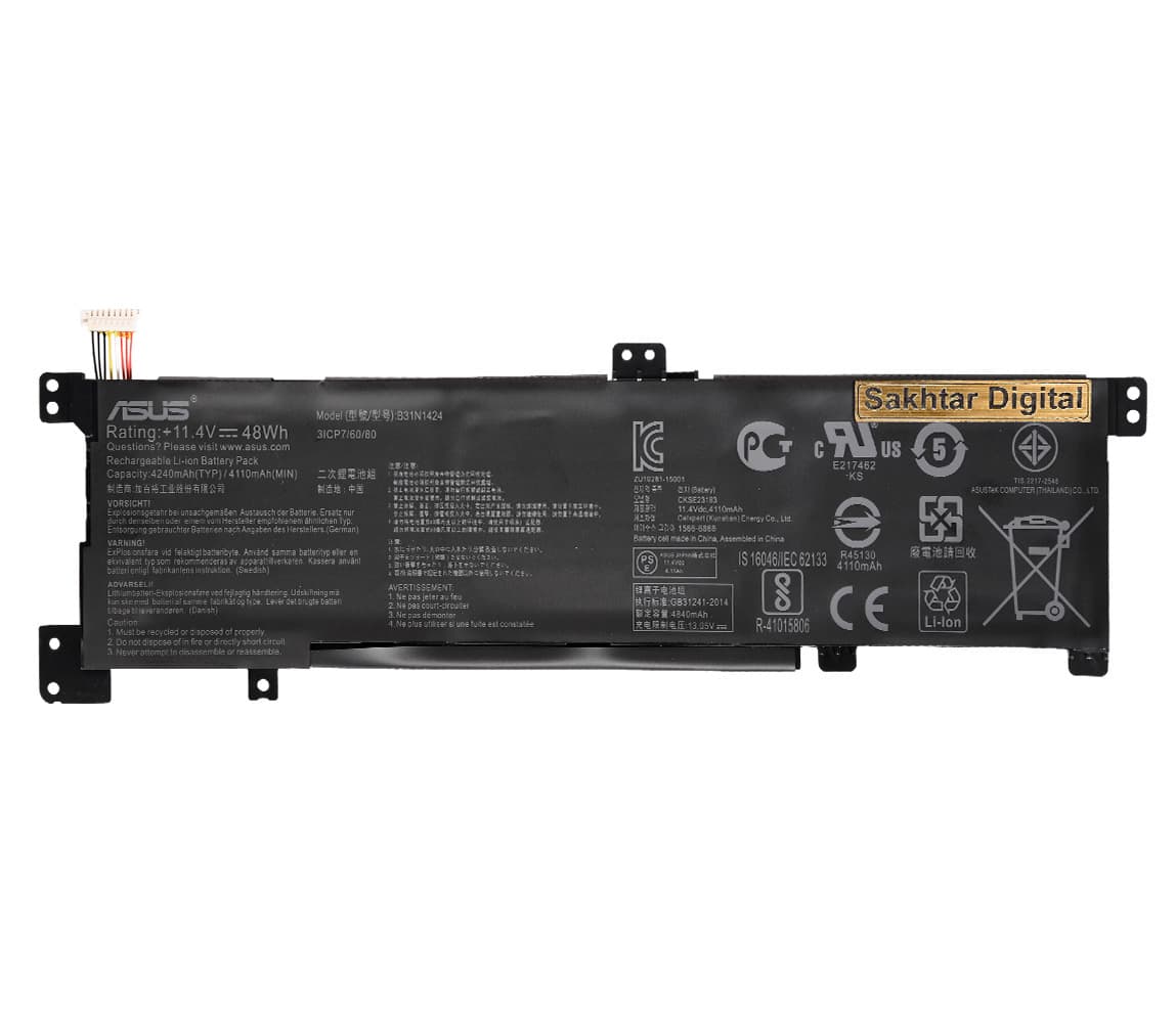 باتری اورجینال لپ تاپ ایسوس Asus K401 / K401L — تصویر ۷