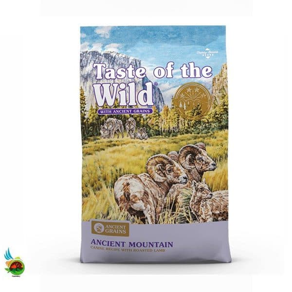 غذای خشک سگ تیست آف د وایلد بدون غلات طعم بره رست شده Taste of the wild ancient mountain with lamb ( فله ای )