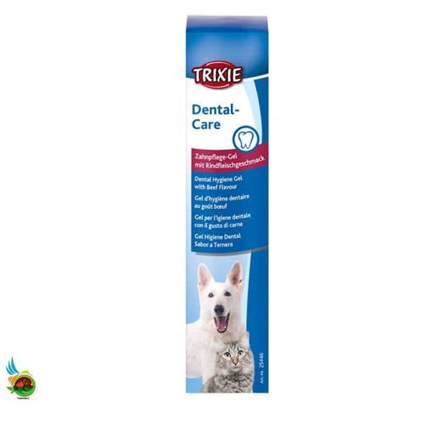 ژل دندان سگ و گربه تریکسی طعم گوشت Trixie dental care with beef وزن ۱۰۰ گرم