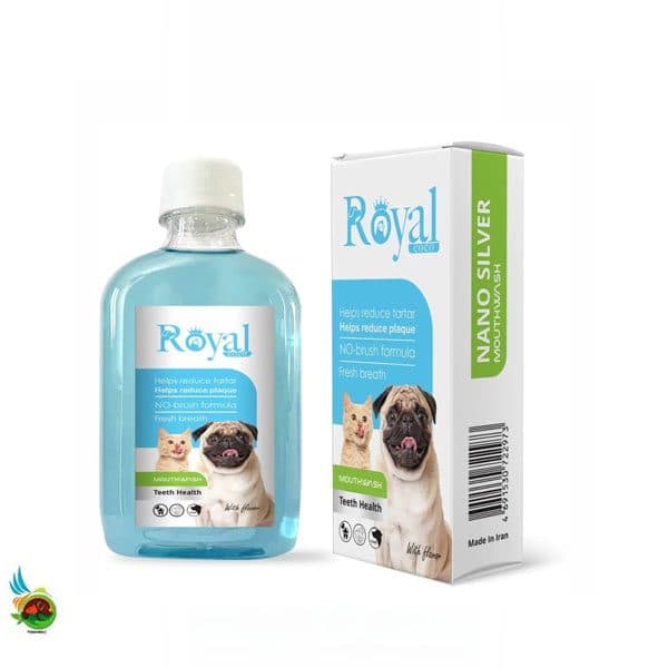 دهانشویه سگ و گربه رویال کوکو Royal coco mouthwash teeth health حجم 250 میلی لیتر