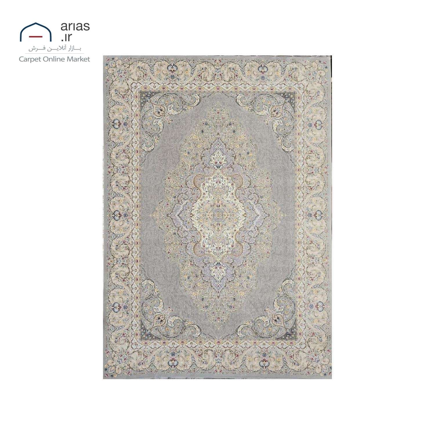 فرش ماشینی کلاسیک آریاس 1500 شانه کد M23173