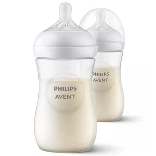 شیشه شیر فیلیپس اونت 260ml نچرال دوتایی — تصویر ۲