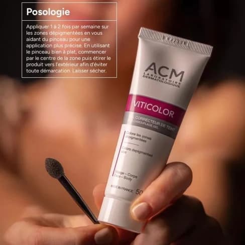 ژل پوشاننده ویتیلیگو ام سی ام ACM Viticolor (یکنواختکننده رنگ پوست) — تصویر ۴
