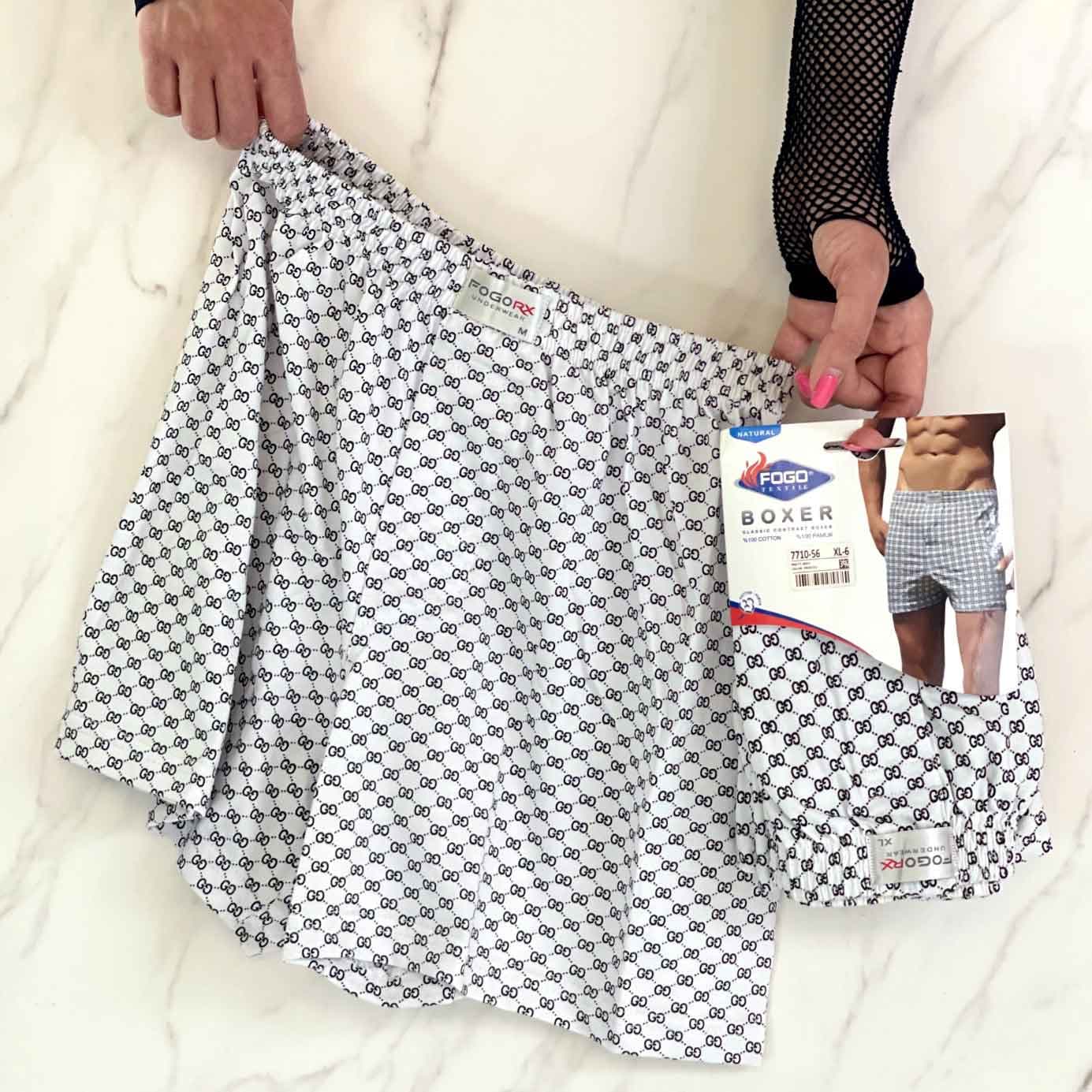 شورت باکسر مردانه نخی کد yeni322 — تصویر ۲