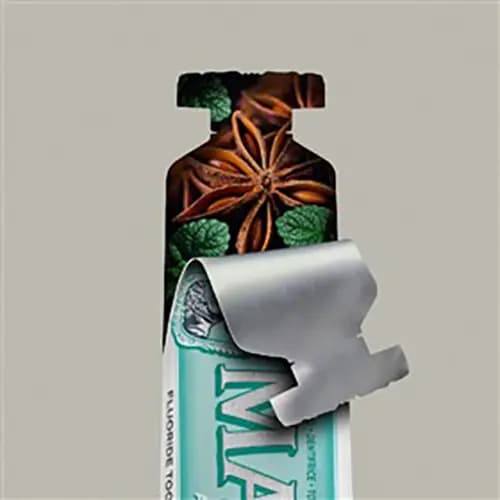 خمیر دندان رازیانه و نعناع مارویس Marvis Anise Mint — تصویر ۷