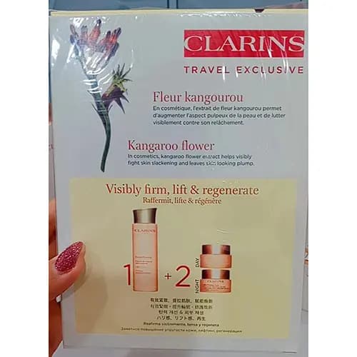 ست کرم روز، شب و لوشن کلارنس CLARINS Extra Firming (جوانسازی، لیفتینگ و آبرسانی کامل پوست) — تصویر ۹