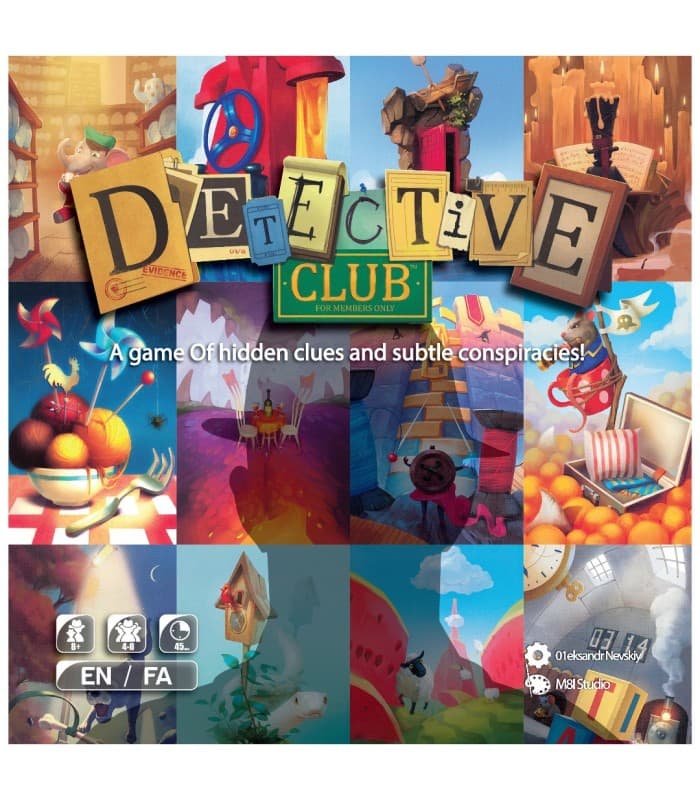 بازی ایرانی خانوادگی باشگاه کاراگاهان- Detective Club