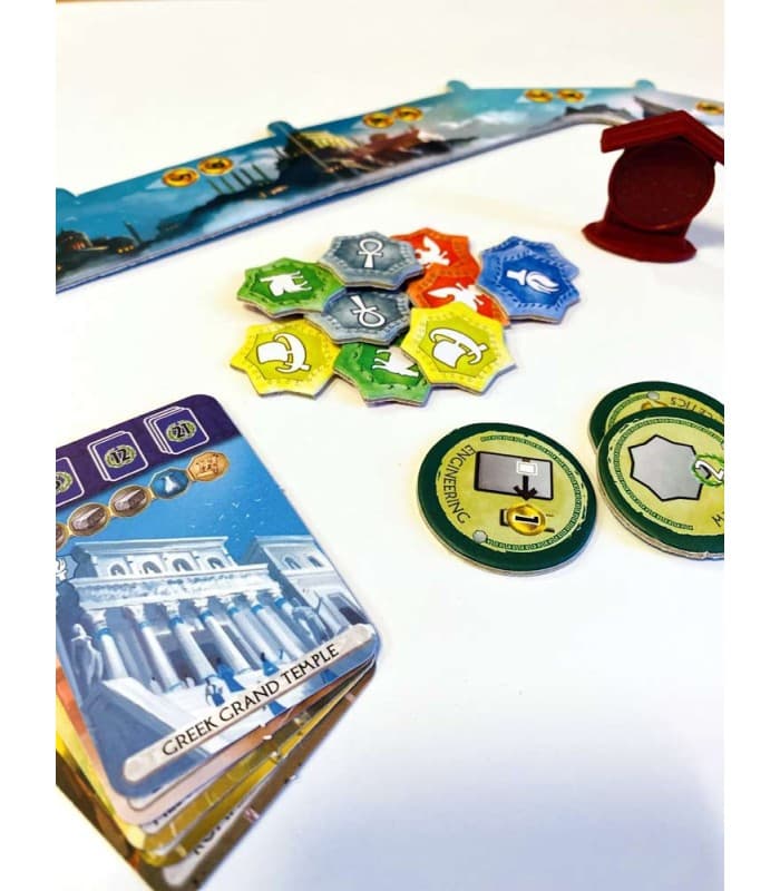 بازی عجایب هفت‌گانه: دوئل با افزونه پنتئون Seven Wonders: Duel — تصویر ۱۲