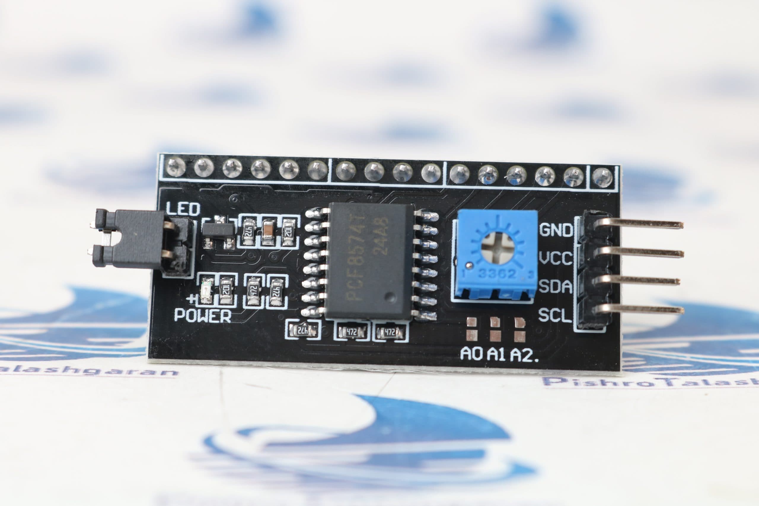ماژول درایور ال سی دی های 16*2 با رابط i2C