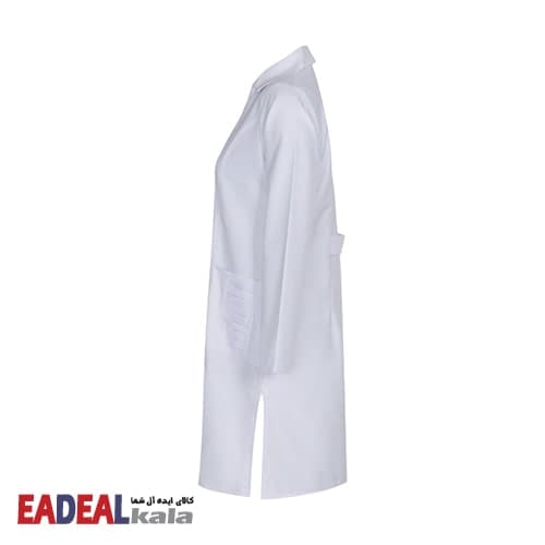 روپوش پزشکی خضرا مدل نگین کد 32500 — تصویر ۶