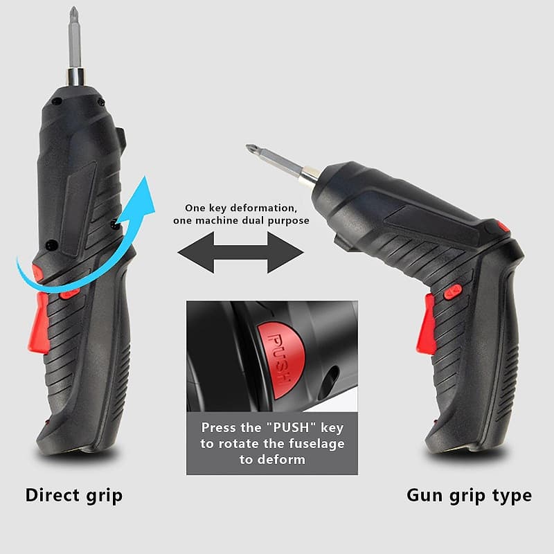 پیچ گوشتی شارژی مارک LIDUO TOOLS مدل 47 پارچه — تصویر ۸
