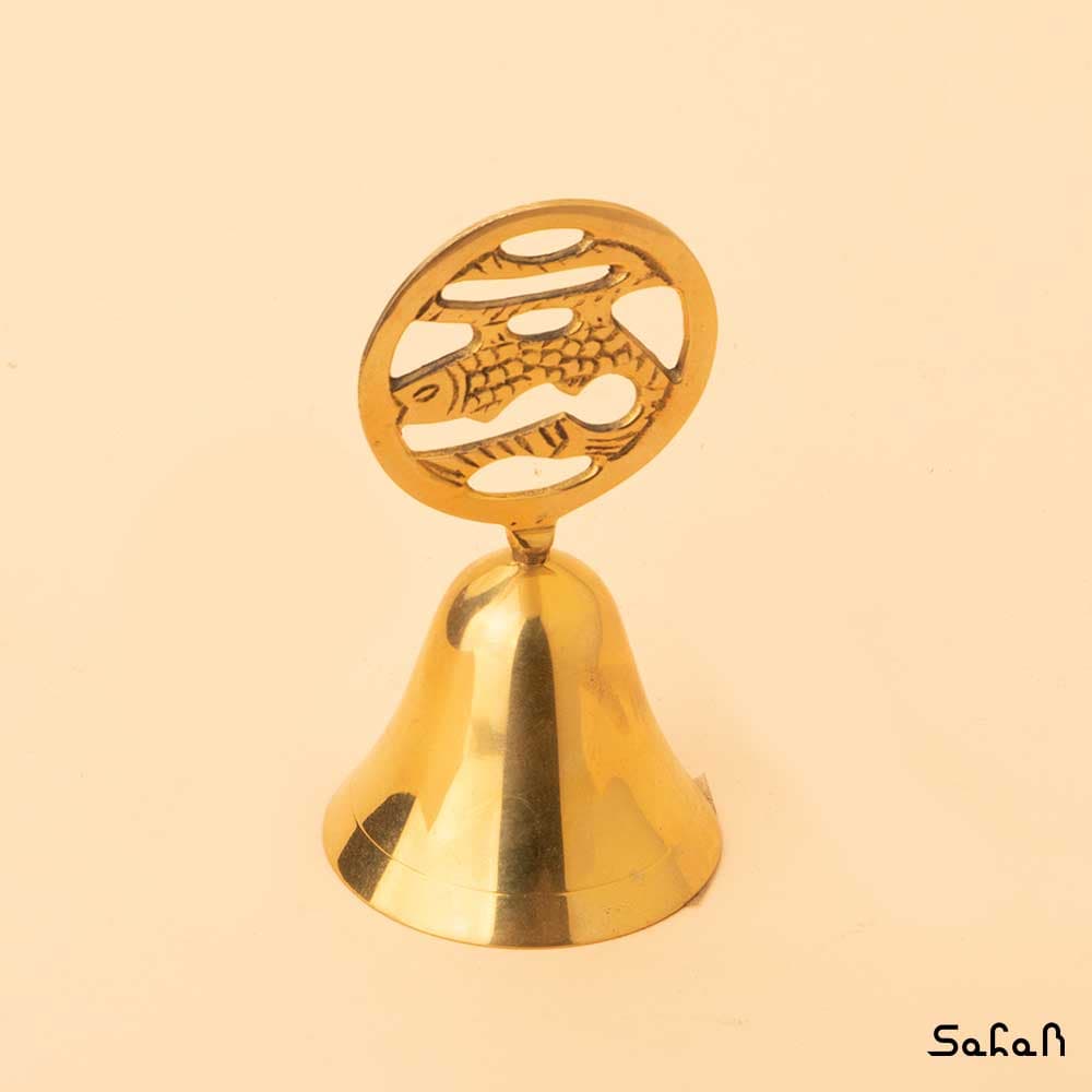 زنگ برنجی دستی ماه تولد اسفند