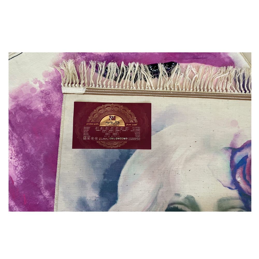 فرش اختصاصی چاپی طرح چهره کد1065 — تصویر ۵