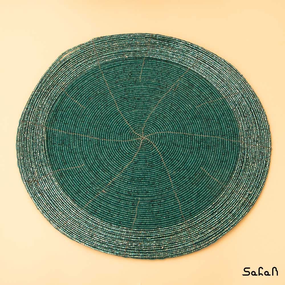 رومیزی منجوق دوزی طرح ساده — تصویر ۲