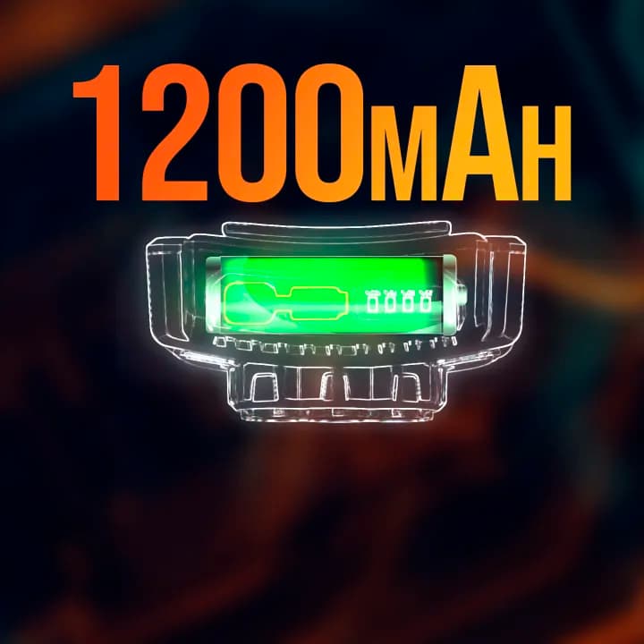 چراغ پیشانی شارژی پنج لامپه مدل HX-810 — تصویر ۴