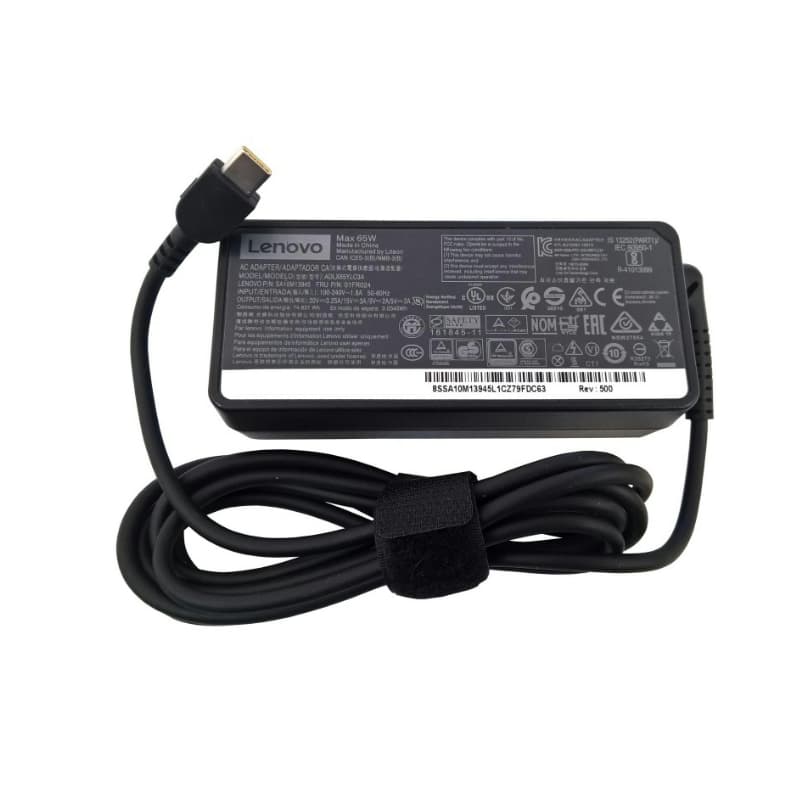 آداپتور لپ تاپ لنوو Lenovo 20V 3.25A TYPE C 65W ORIGINAL