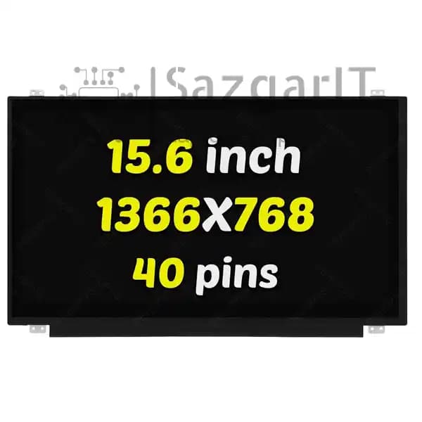 ال ای دی لپ تاپ 15.6 اینچ اسلیم براق 40 پین — تصویر ۲