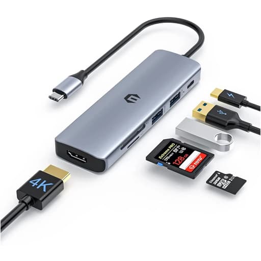 هاب 6 پورت USB-C مدل TOTU HB033