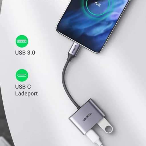 مبدل USB-C به OTG یواسبی C مدل UGREEN — تصویر ۸