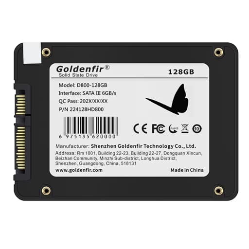 هارد SSD Goldenfir D800 با ظرفیت 128 گیگابایت — تصویر ۵