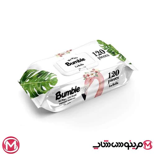 دستمال مرطوب بامبل 120 عددی La Bella — تصویر ۶