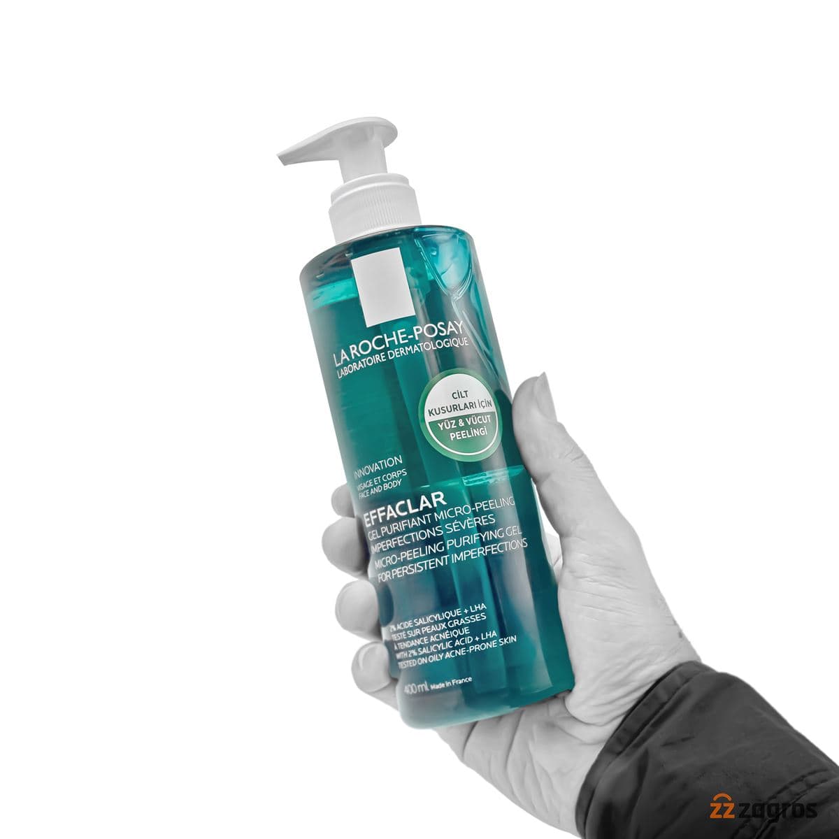 ژل شستشوی لاروش پوزای ضد جوش میکرو پیلینگ 400 میل — تصویر ۷