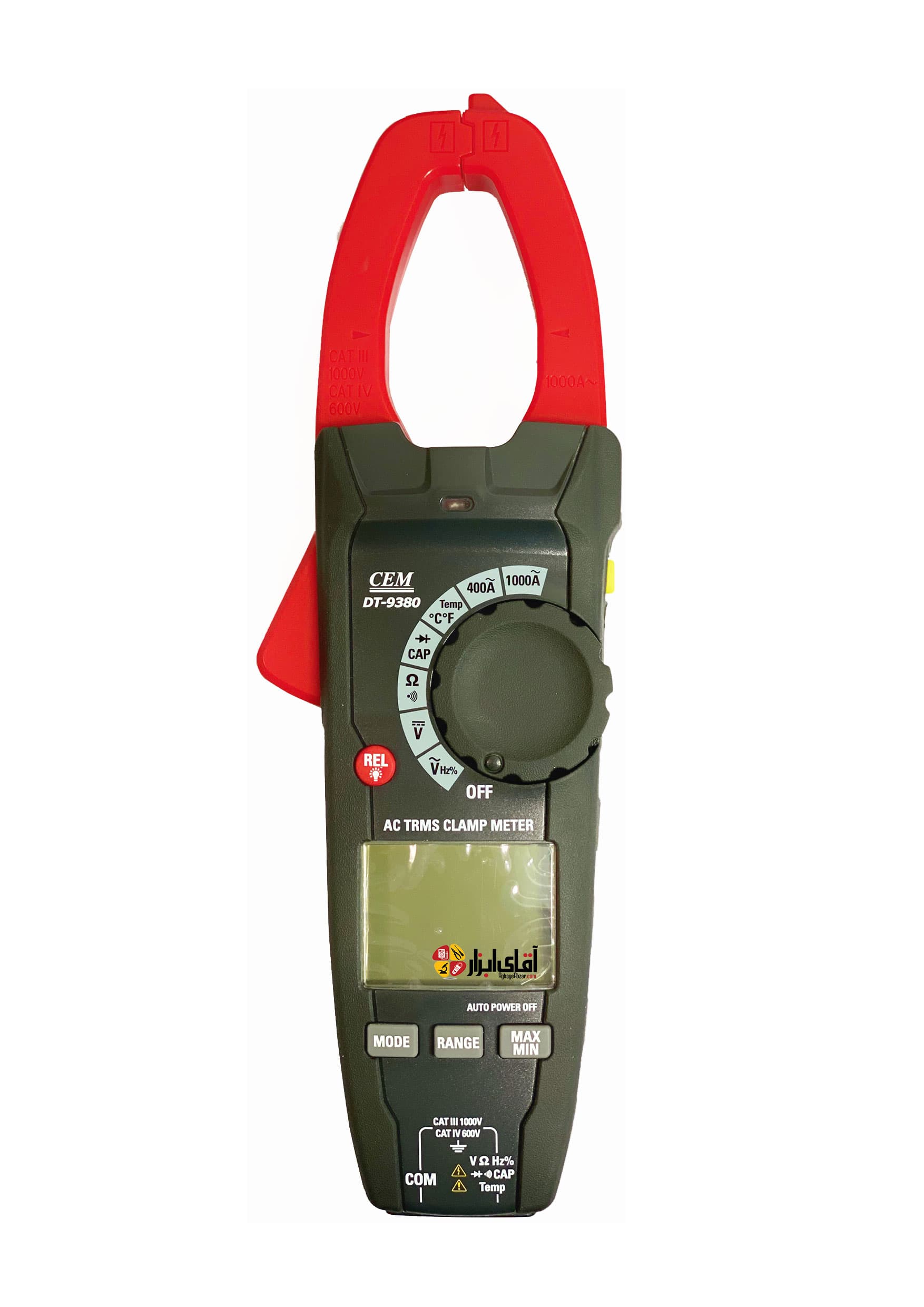 آمپرمتر کلمپی True RMS AC 1000A دیجیتال سم CEM DT-9380