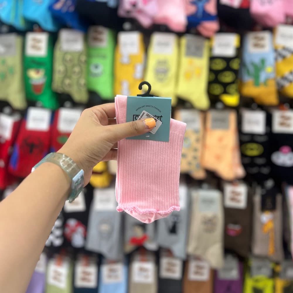 جوراب کنگره ای ساده — تصویر ۵