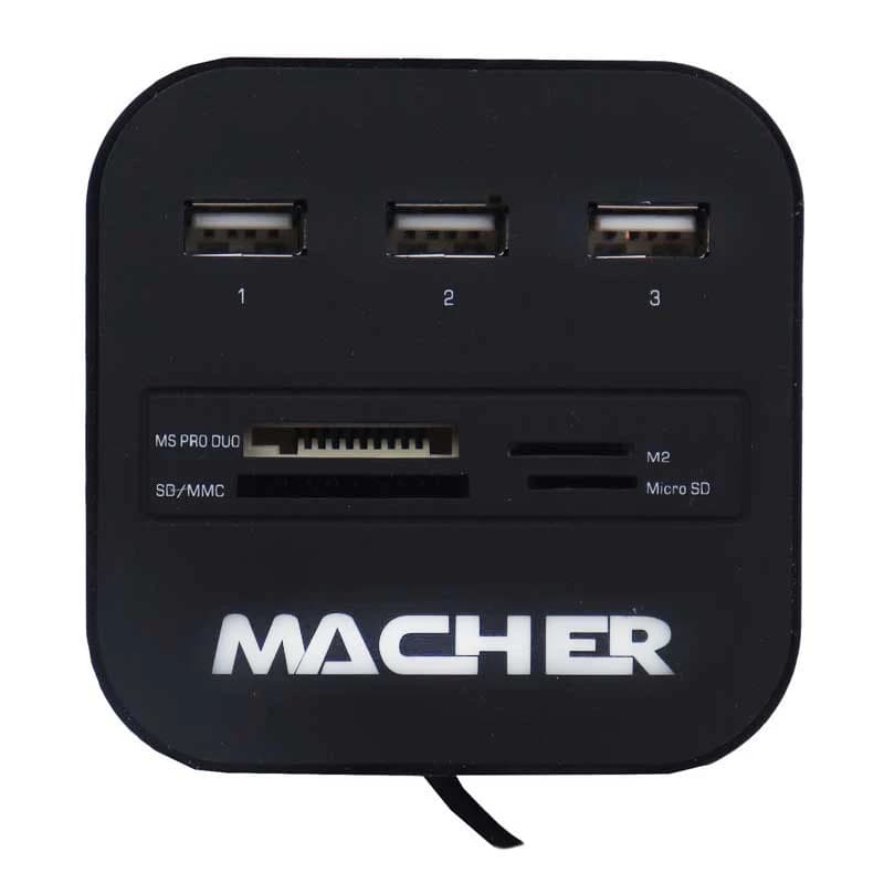 هاب 3 پورت USB و رم ریدر مچر مدل MR-139 — تصویر ۲