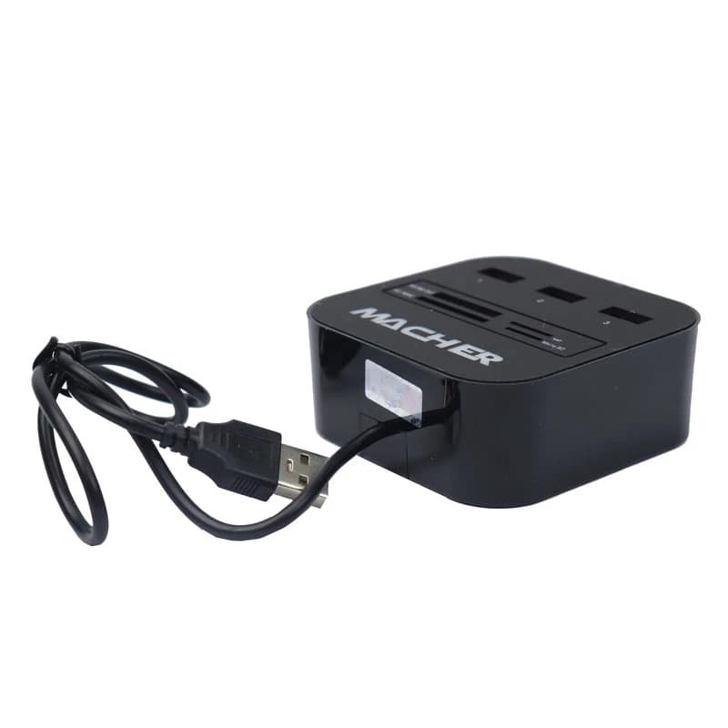 هاب 3 پورت USB و رم ریدر مچر مدل MR-139 — تصویر ۳