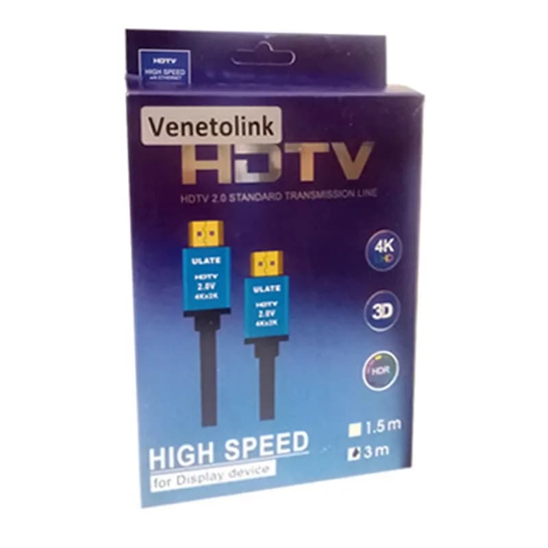 کابل HDMI ونتولینک HDTV طول 3 متری — تصویر ۳