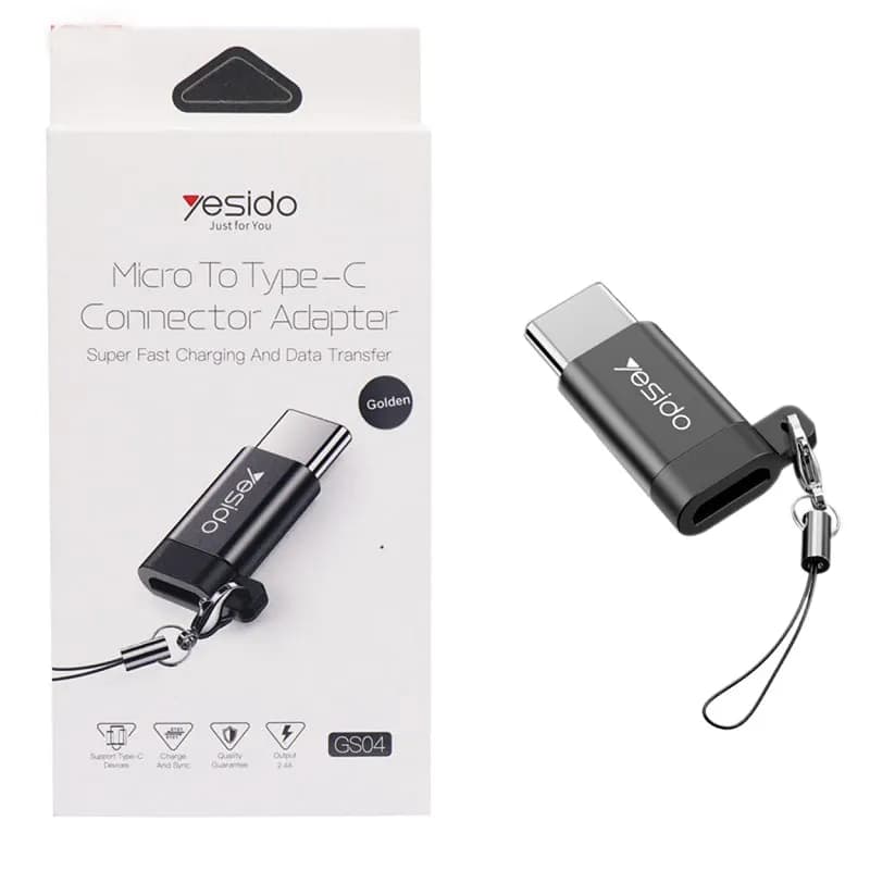 مبدل microUSB به USB-C یسیدو مدل GS04 — تصویر ۱۰