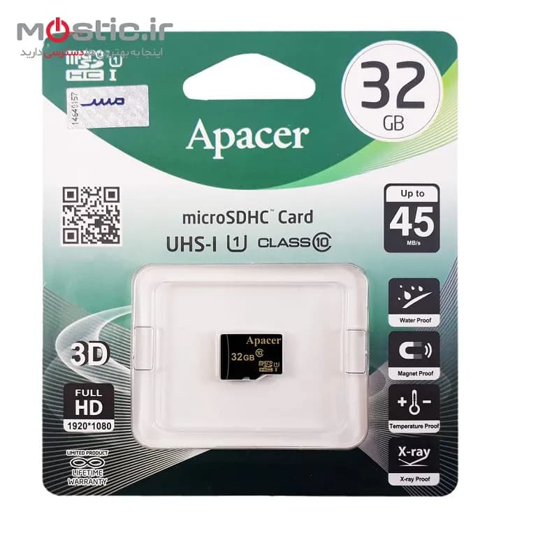 کارت حافظه microSDHC اپیسر مدل IP22 ظرفیت 32 گیگابایت — تصویر ۵