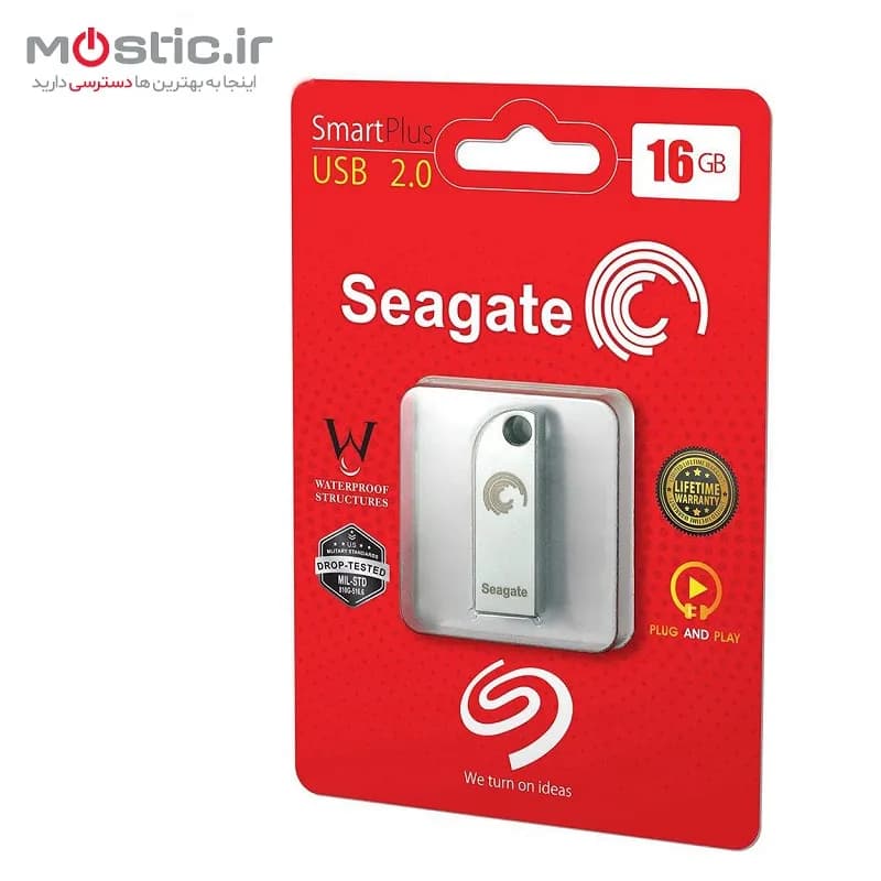فلش مموری سیگیت seagate مدل Smart Plus ظرفیت 16 گیگابایت — تصویر ۳