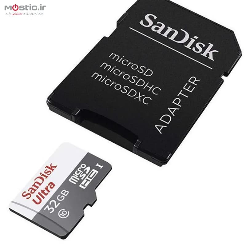 کارت حافظه سن دیسک ظرفیت 32GB به همراه آداپتور SD — تصویر ۳