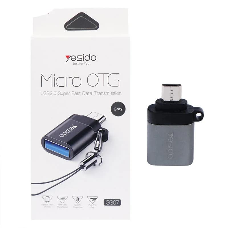 مبدل OTG microUSB یسیدو مدل GS07 — تصویر ۵