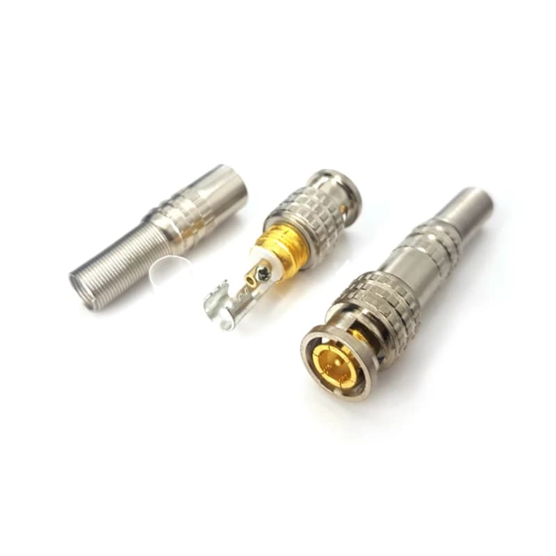 فیش BNC پیچی دارای پوشش فنری مدل D6 — تصویر ۳