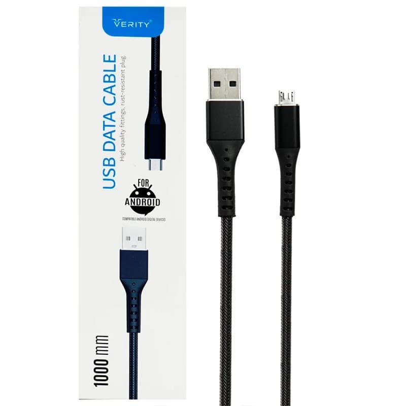 کابل تبدیل USB به MicroUSB وریتی مدل CB3137B طول 1 متر — تصویر ۴