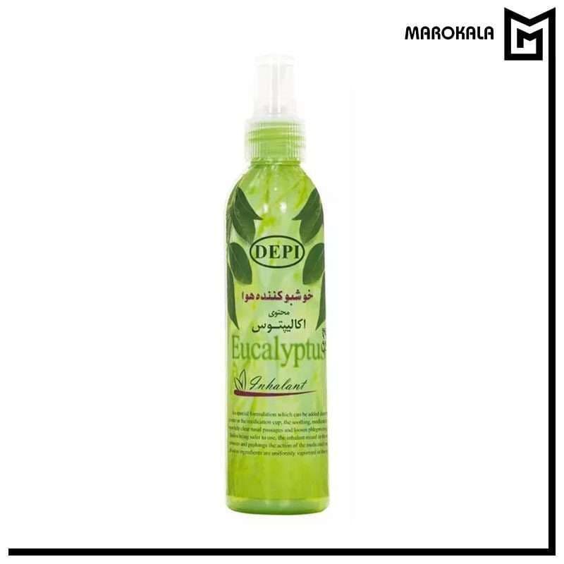 ضدعفونی کننده هوا دپی مدل Eucalyptus حجم 185 میلی لیتر(قیمت عمده با افزایش تعداد خرید کالا) - ماروکالا، فروش عمده محصولات آرایشی و بهداشتی