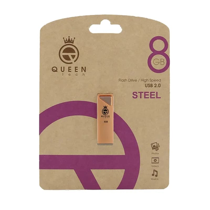 فلش مموری کوئین تک مدل steel ظرفیت 8 گیگابایت — تصویر ۷